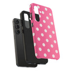 Pink Polka Dot Phone Case (Apple & Android) - Pink Sweetheart