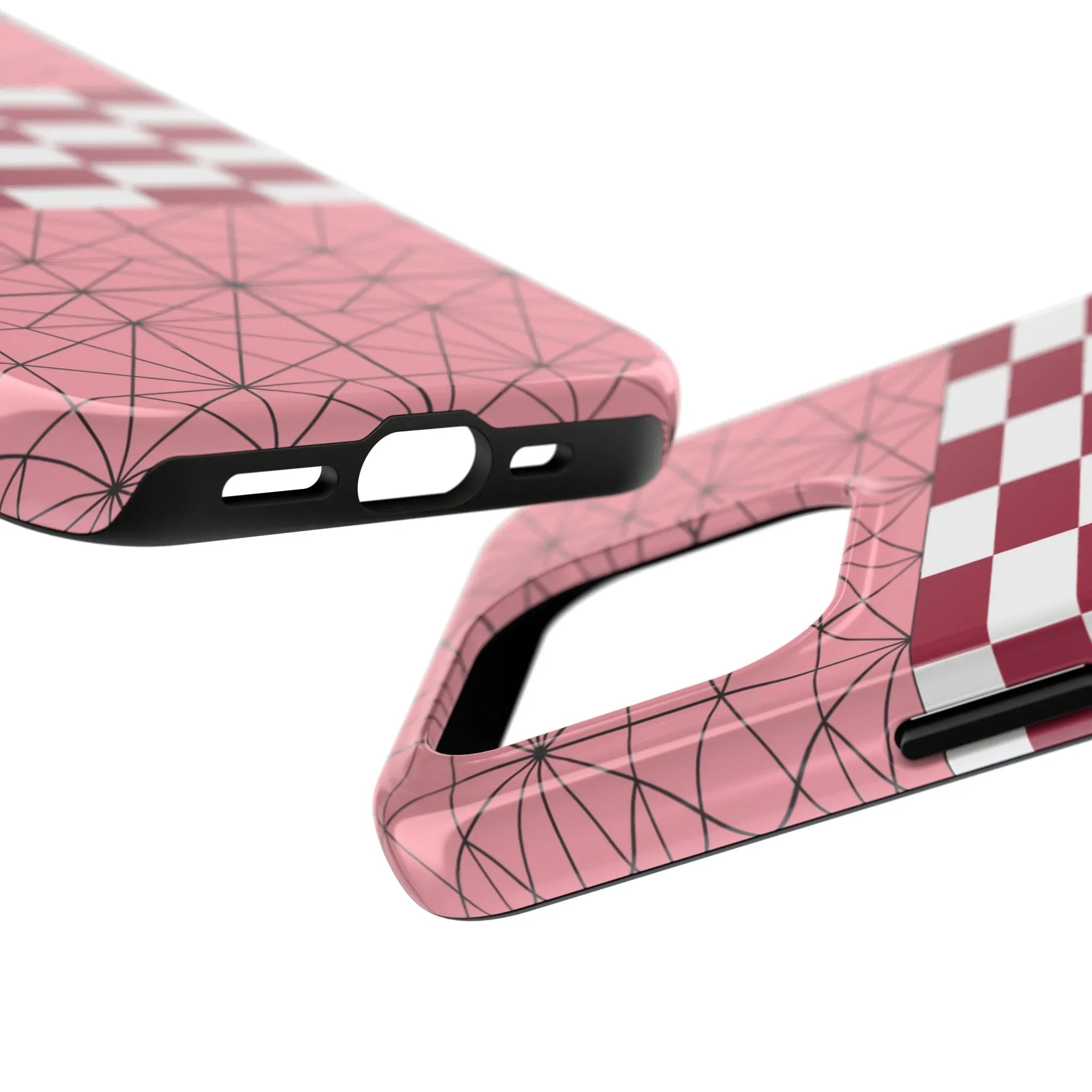 Geometric Kimono Tough Phone Case (Apple & Android) - Pink Sweetheart