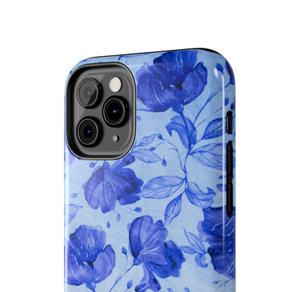 Blue Floral Pattern Phone Case