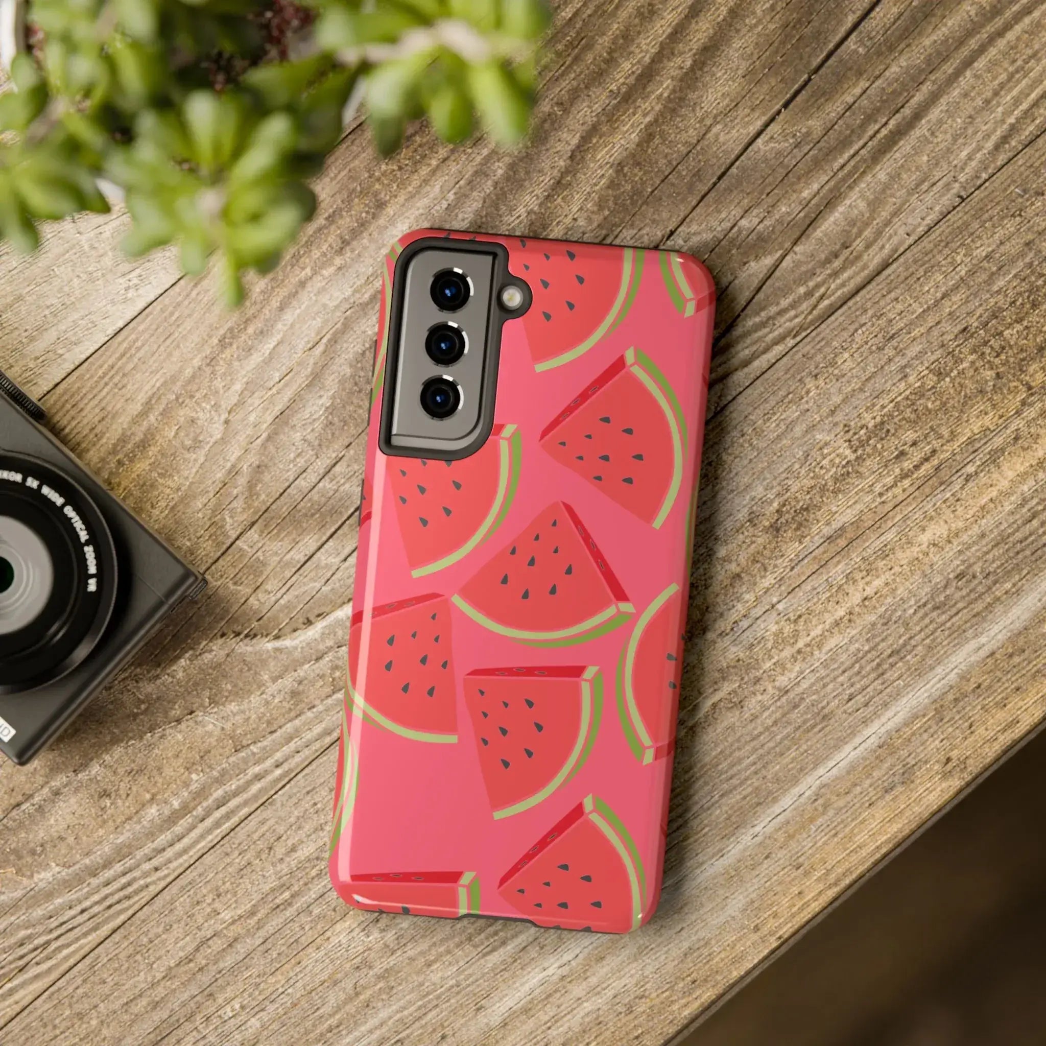 Watermelon Slices Phone Case (Apple & Android) - Pink Sweetheart