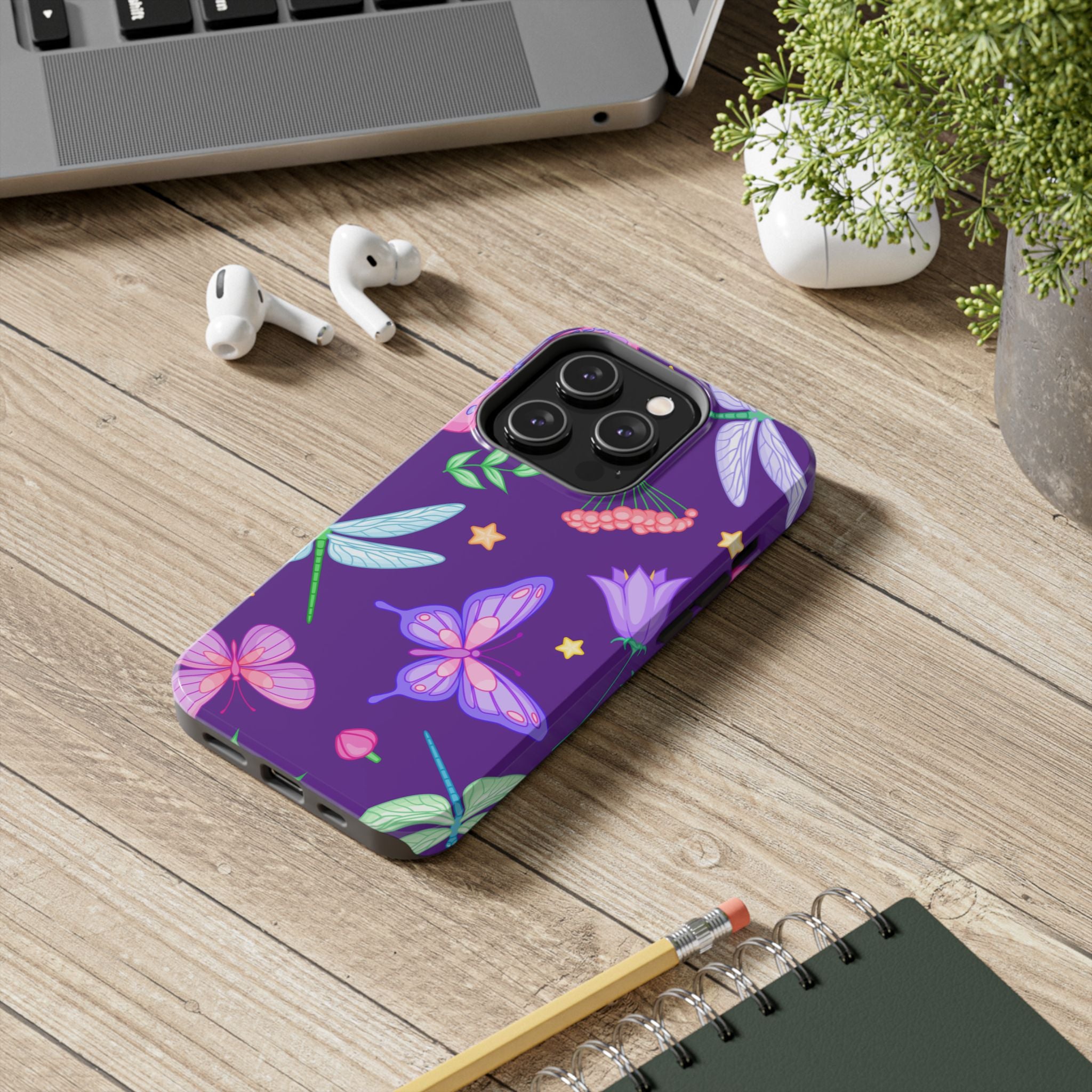 Purple Majestic Butterfly Phone Case (Apple & Android)