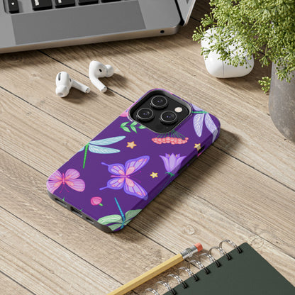 Purple Majestic Butterfly Phone Case