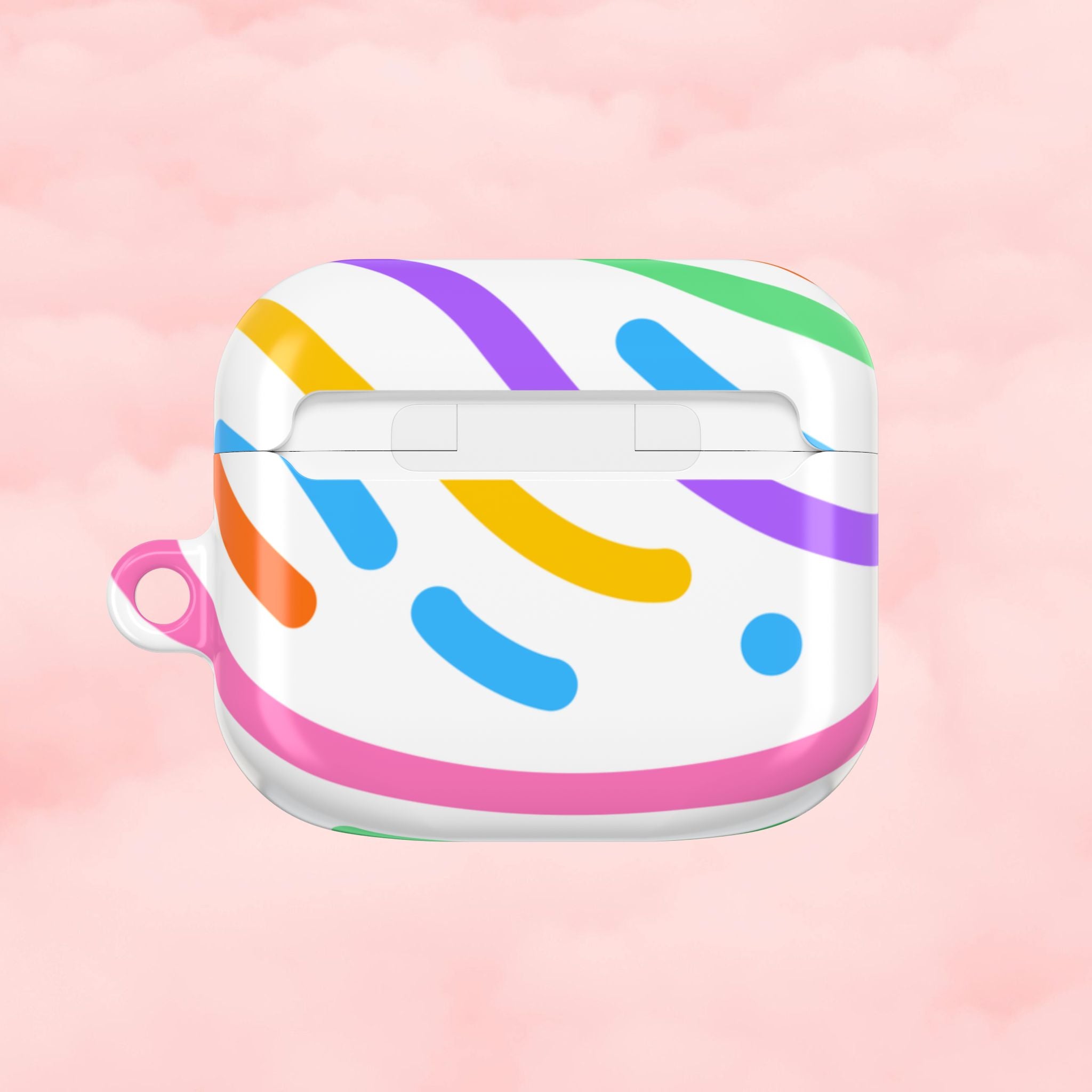 Vibrant Colorful Swirls AirPod Case