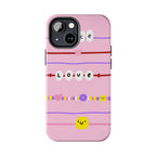 Bestie Bracelets Phone Case (Apple & Android) - Pink Sweetheart