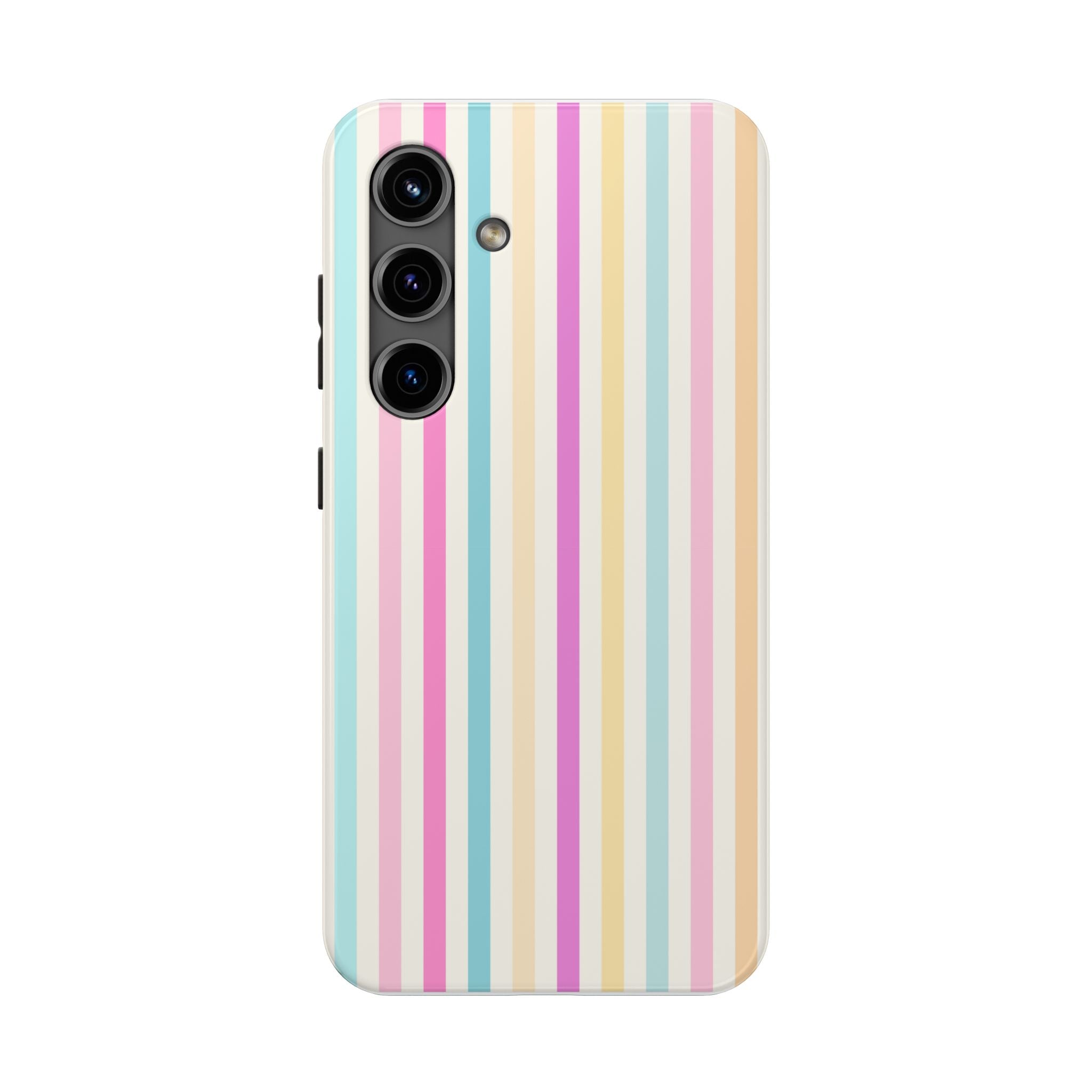 Pastel Candy Stripes Phone Cases (Apple & Android)