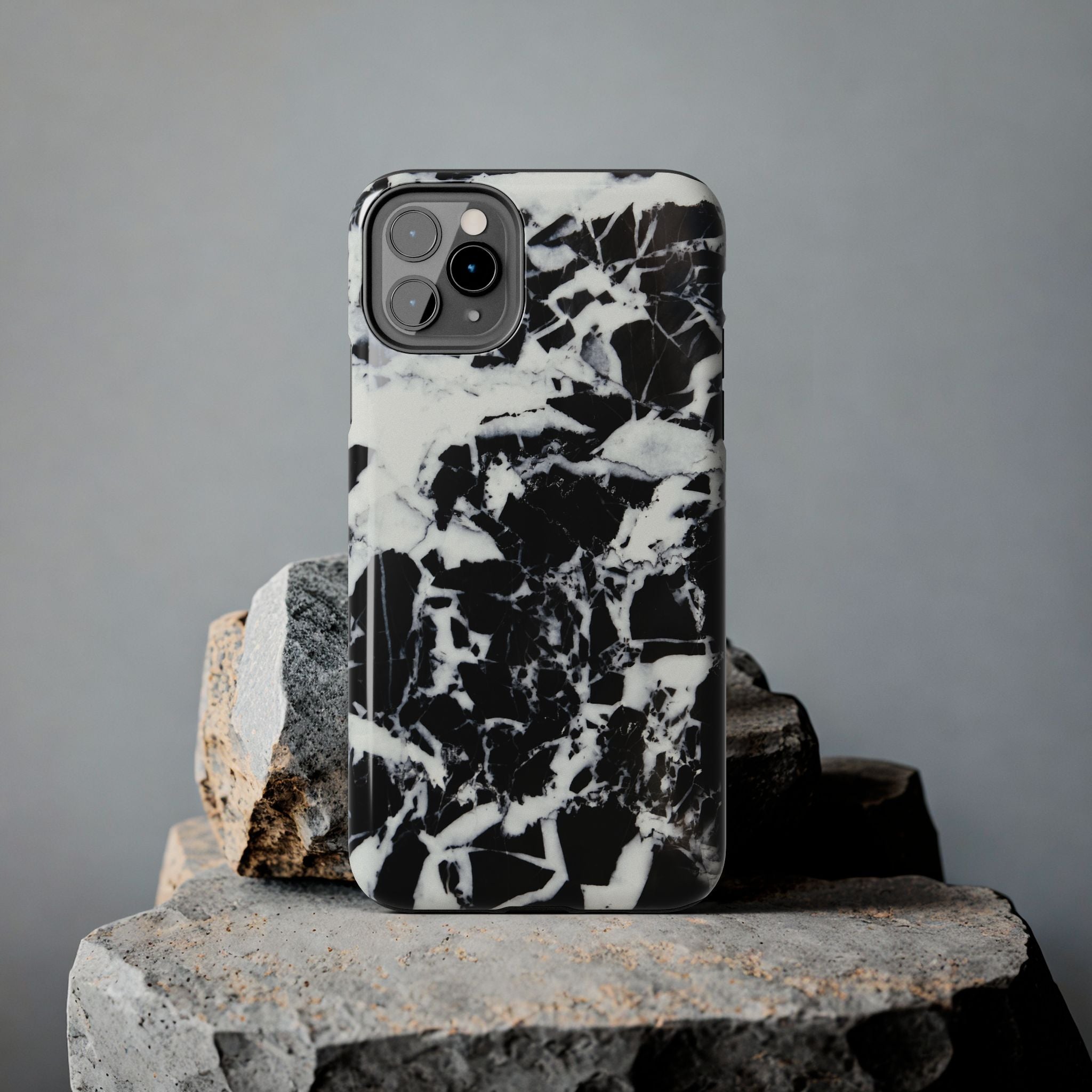 Black & White Shattered Phone Case (Apple & Android)