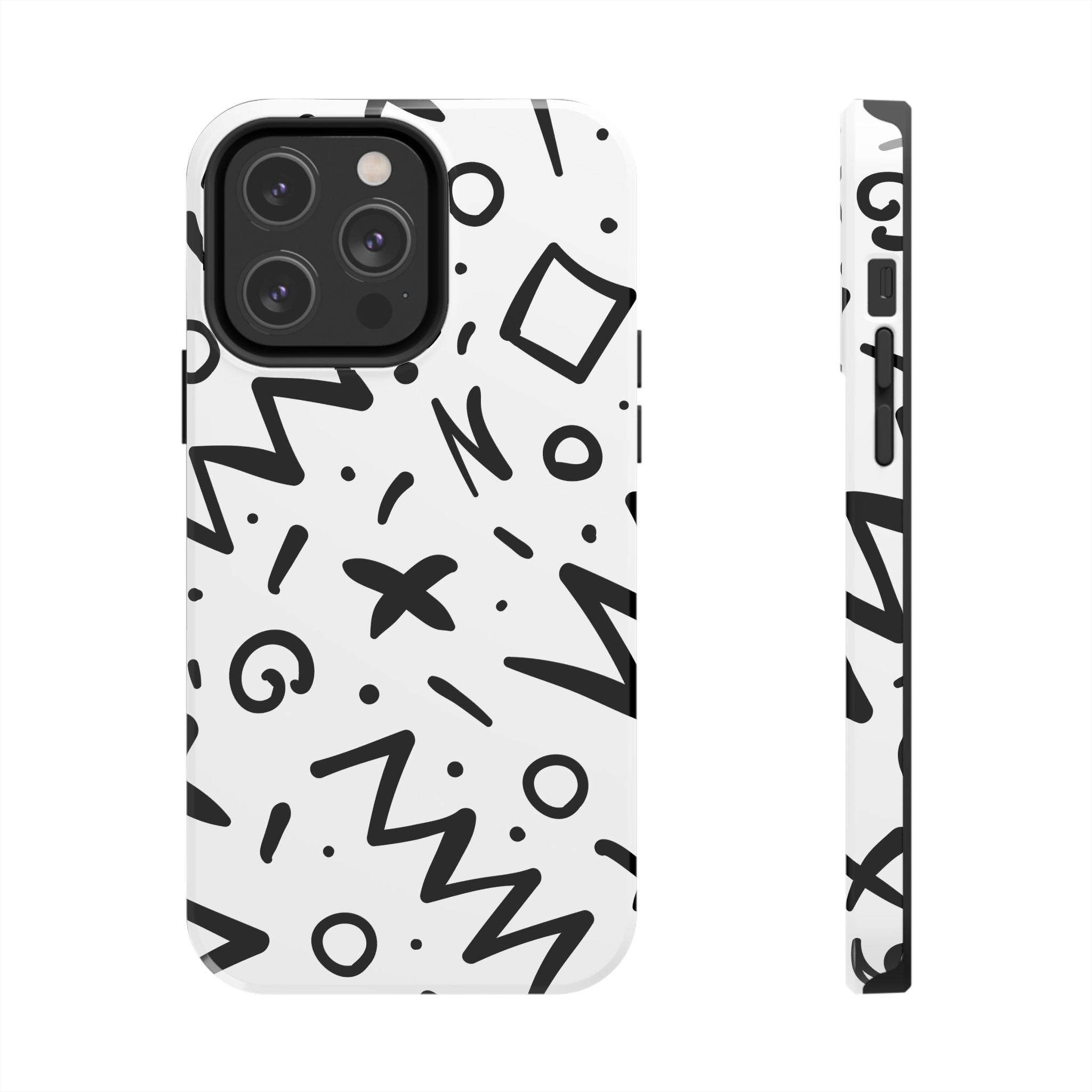 Abstract Memphis Pattern Phone Case (Apple & Android)