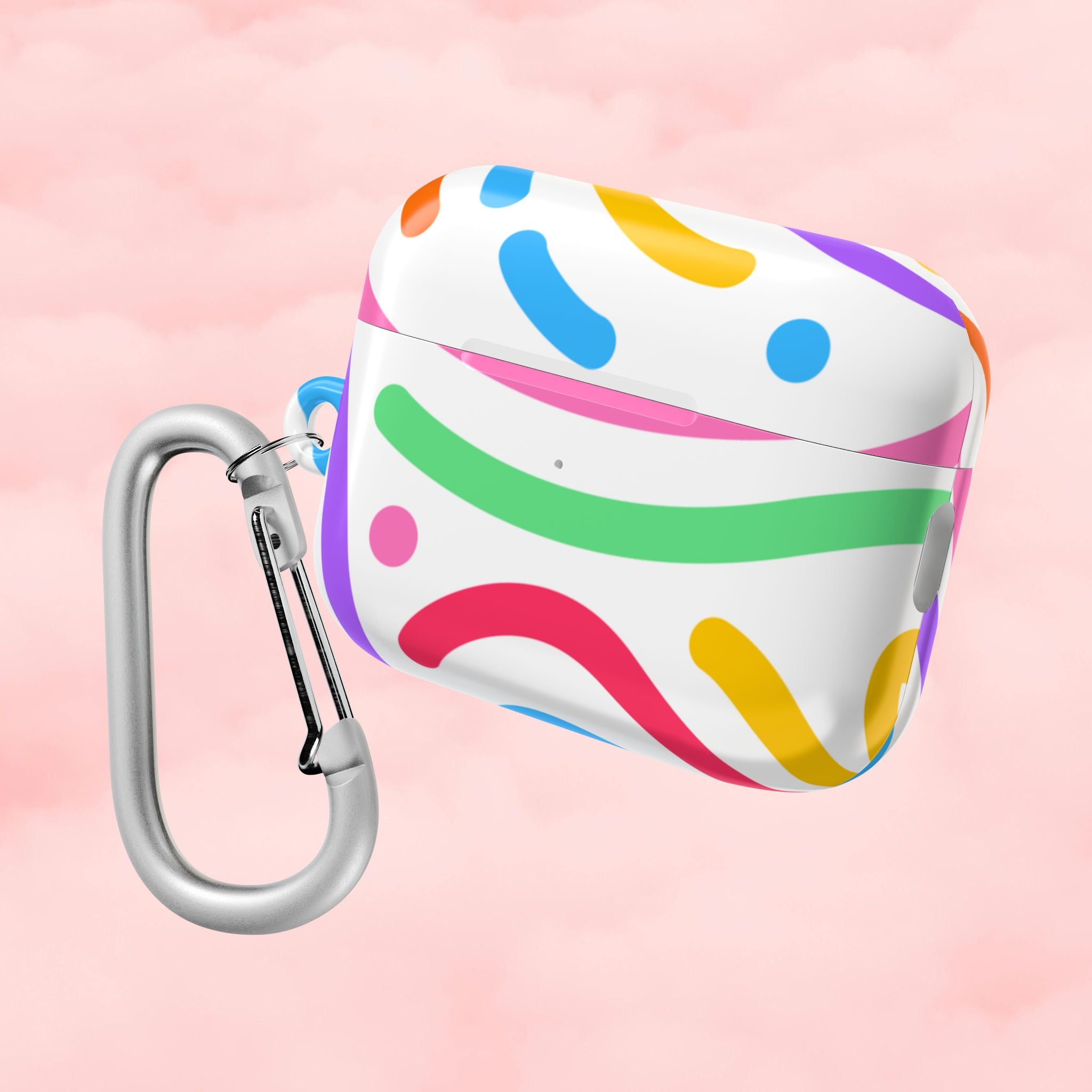 Vibrant Colorful Swirls AirPod Case