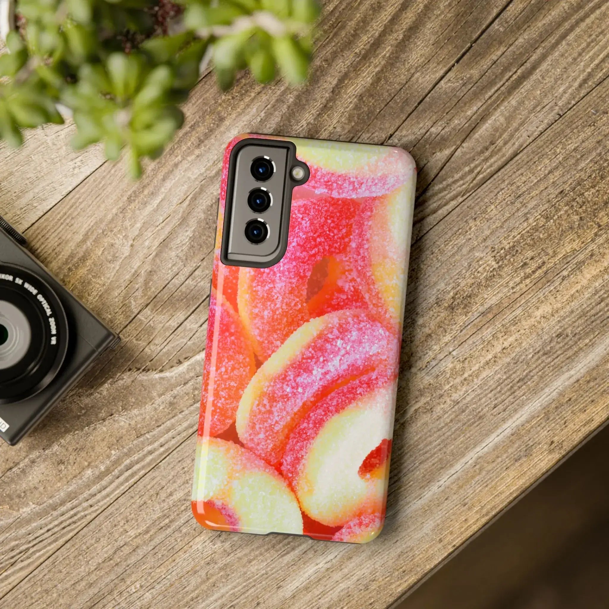 Sour Peach Ringz Phone Case (Apple & Android) - Pink Sweetheart