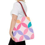 Pastel Geometric Tote Bag