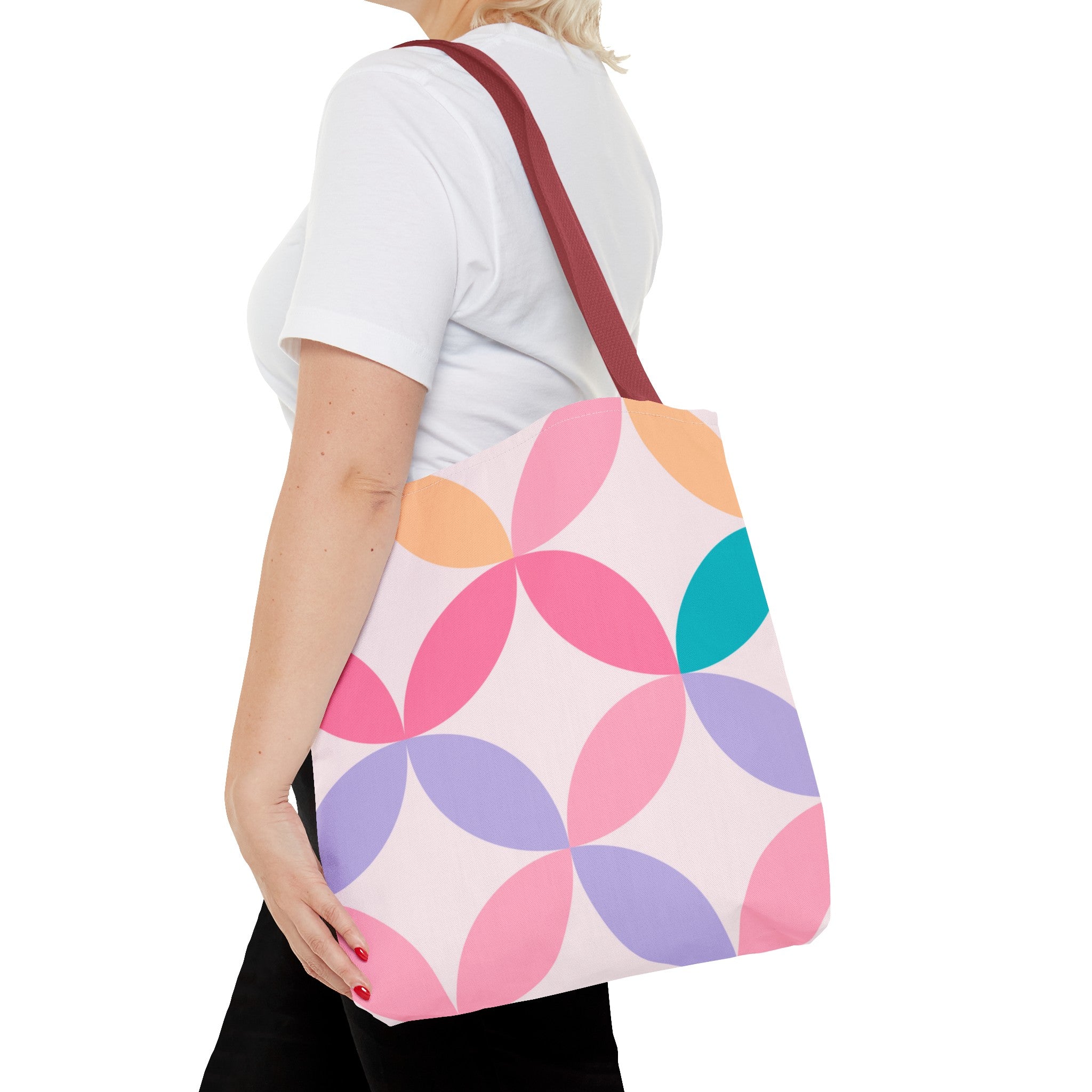 Pastel Geometric Tote Bag