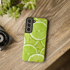 Green Citrus Lime Phone Case (Apple & Android) - Pink Sweetheart