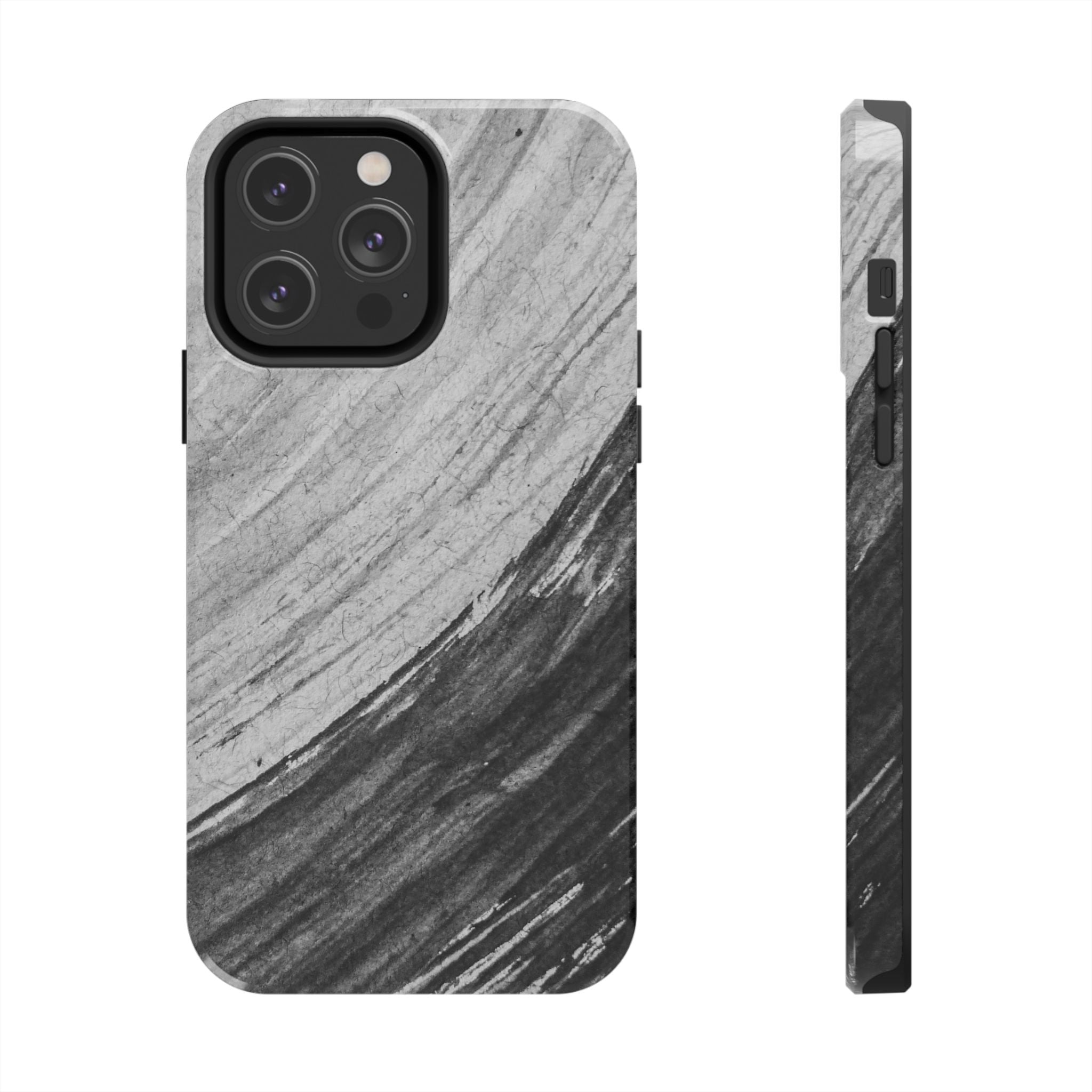 Black & Gray Phone Case (Apple & Android)