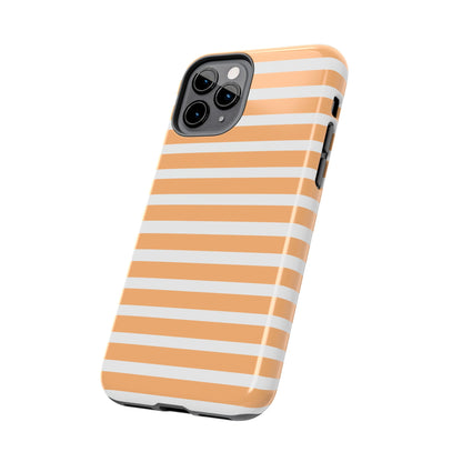 Orange Stripe Lines Phone Case