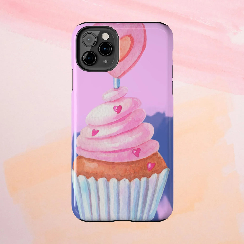 Cutie Cupcake Phone Case (Apple & Android) - Pink Sweetheart