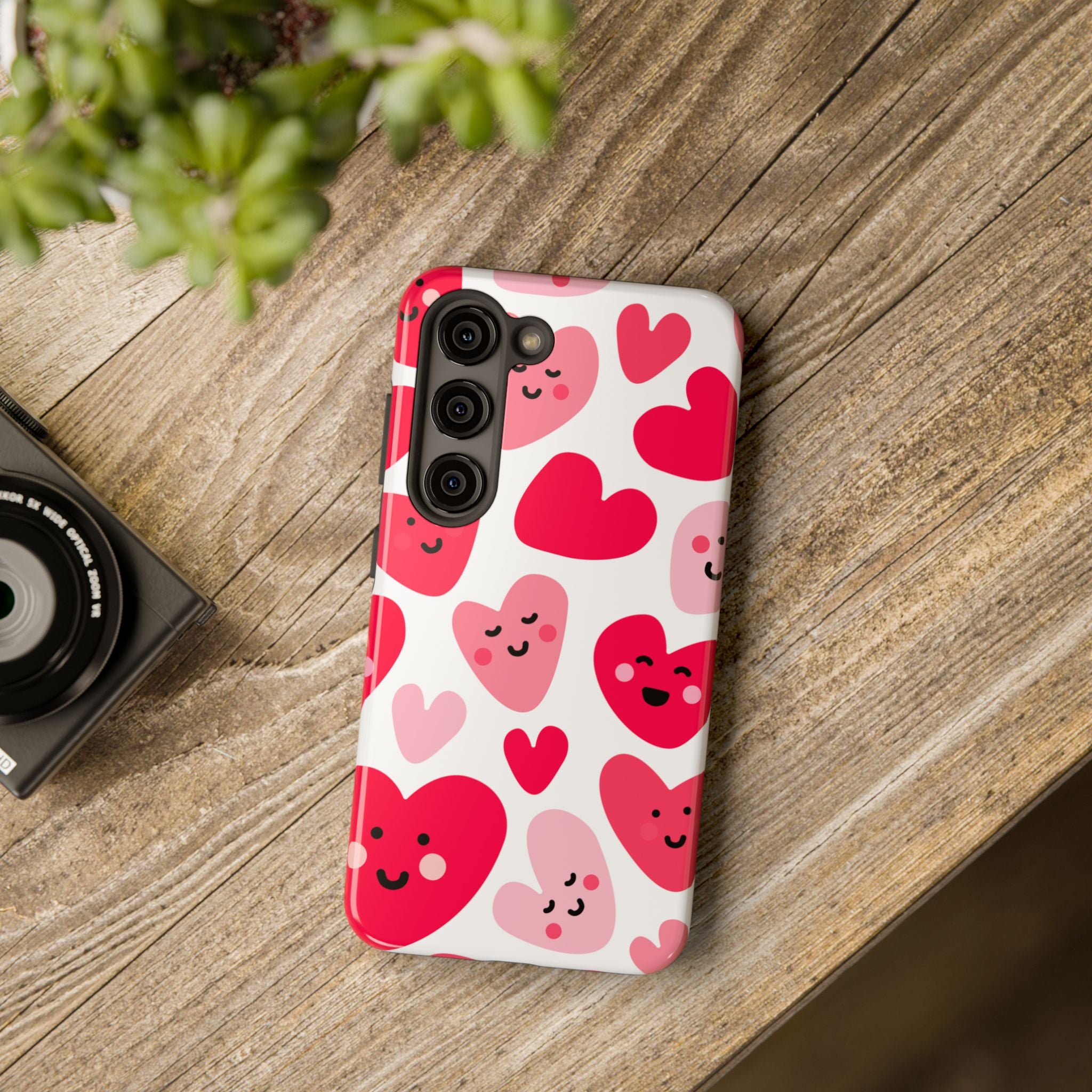 Happy Hearts Phone Case (Apple & Android)