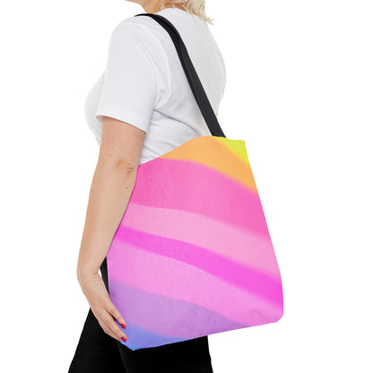 Blurred Rainbow Sectrum Tote Bag