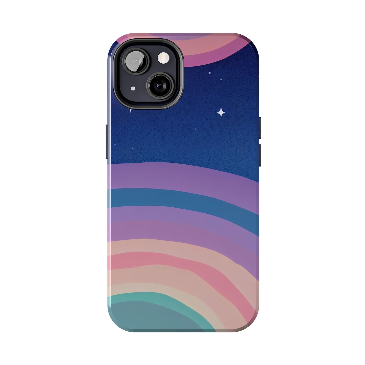 Midnight Rainbows Phone Case