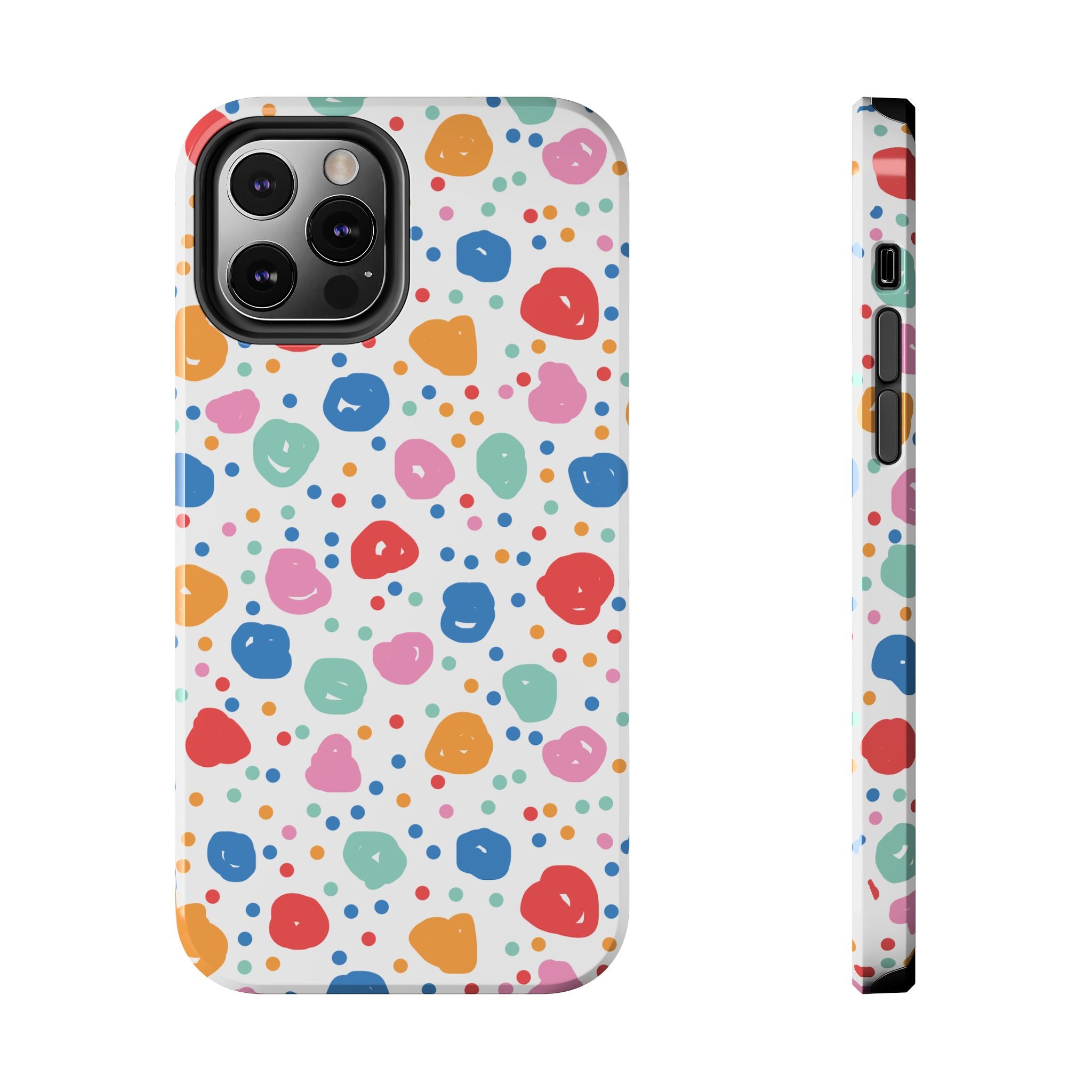 Seamless Hand Drawn Polka Phone Case (Apple & Android)