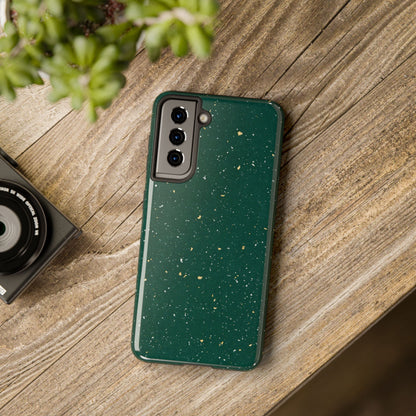 Emerald Gold Flecked Phone Case