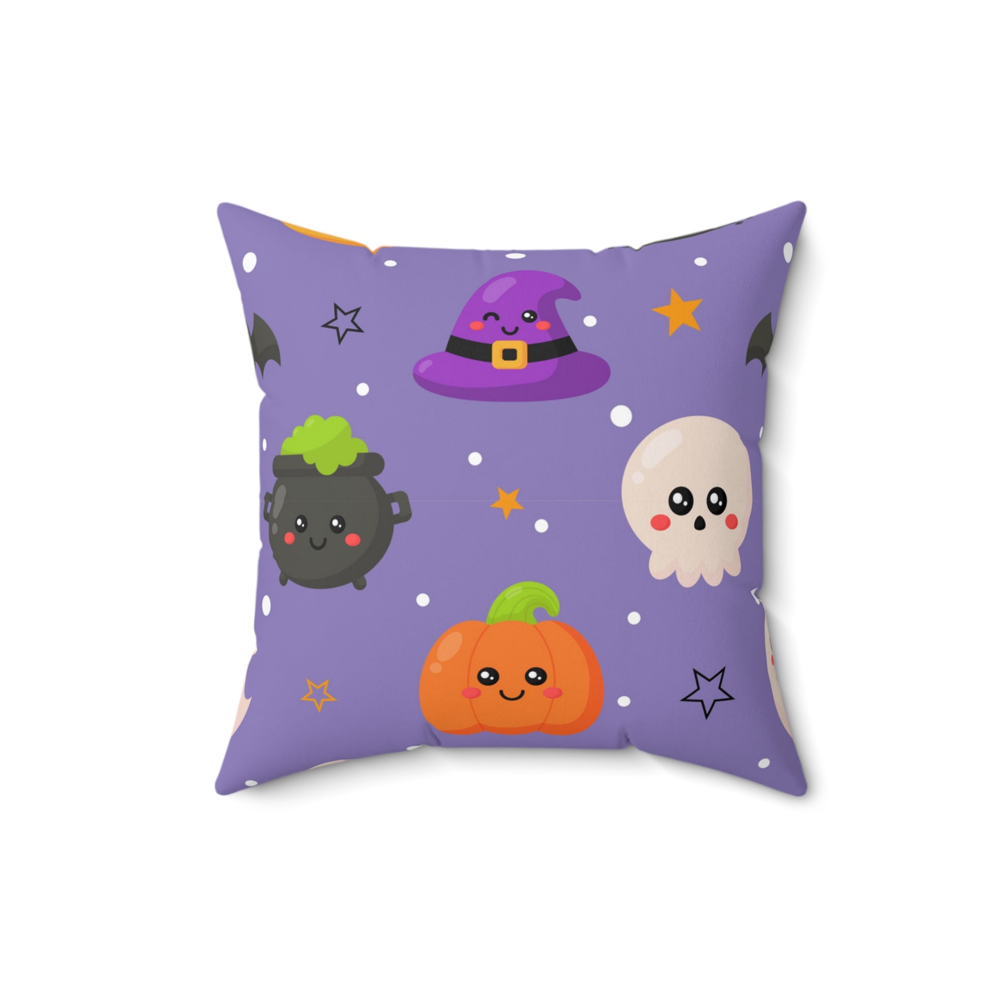 Spooky Little Friends Square Pillow