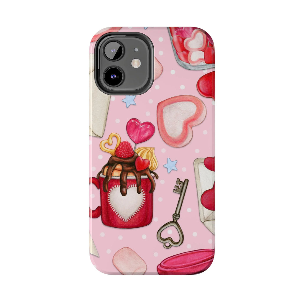 Goodies for My Sweetheart Phone Case (Apple & Android) - Pink Sweetheart