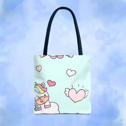 Cute Chibi Unicorn Tote Bag