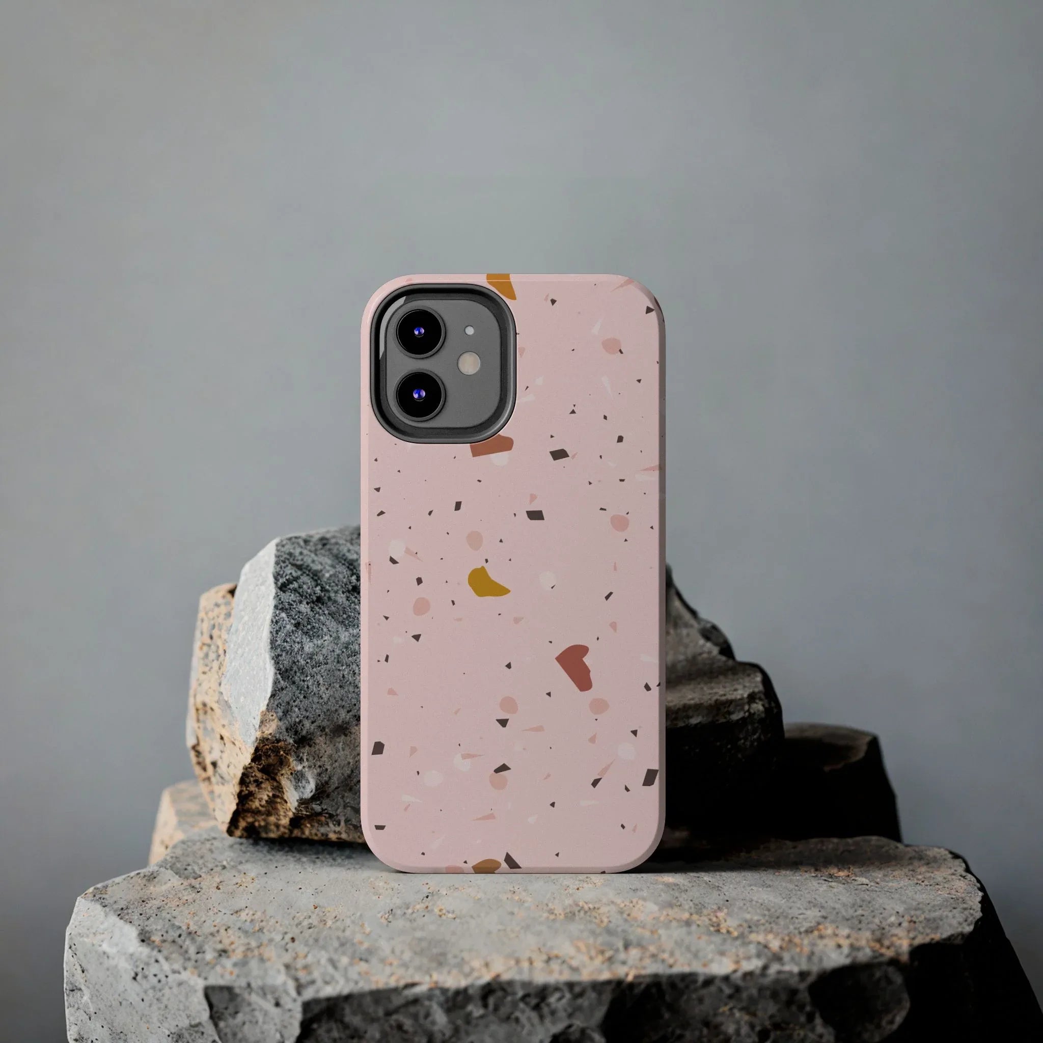 Pink Terrazzo Phone Case (Apple & Android) - Pink Sweetheart