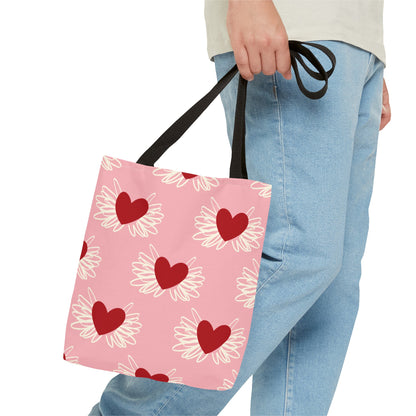 Valentine Hearts Tote Bag