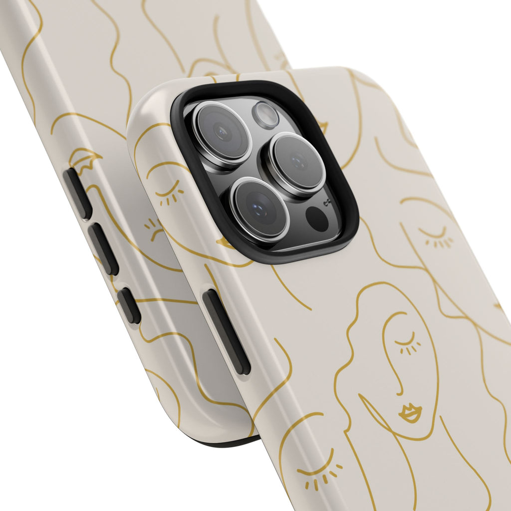 Minimalist Woman Phone Case (Apple & Android)