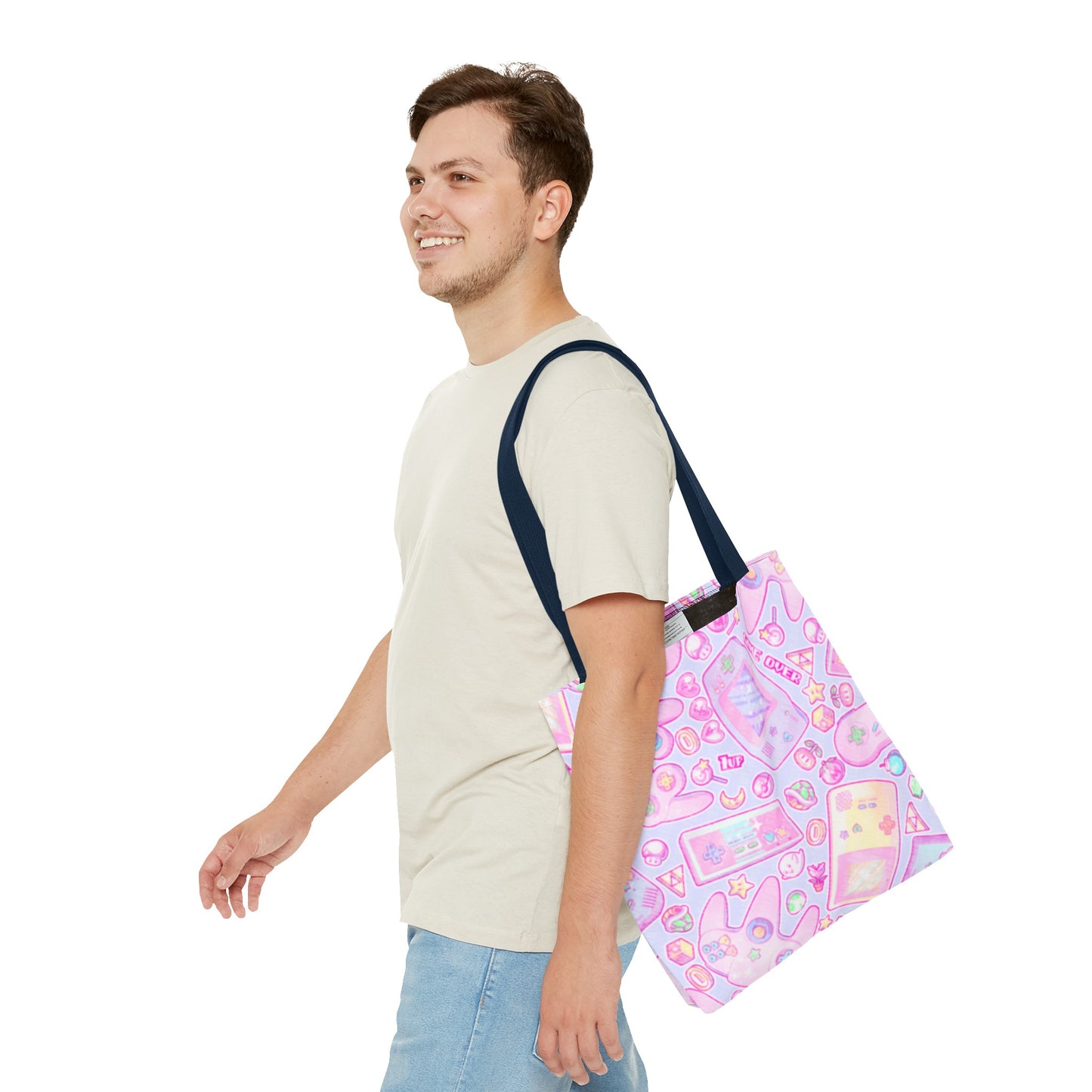 Pink Pastel Gamer Girl Tote Bag