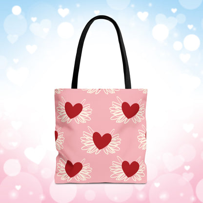 Valentine Hearts Tote Bag