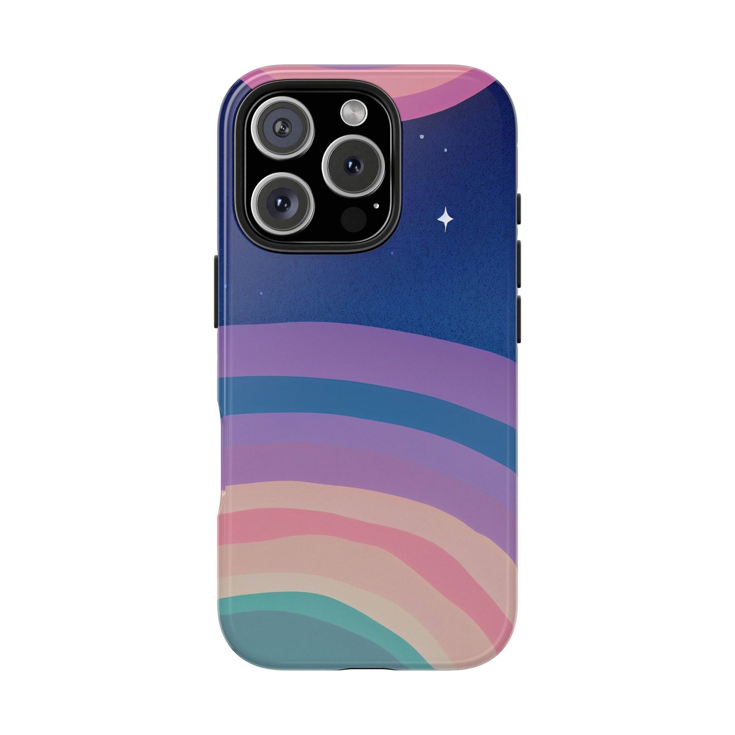 Midnight Rainbows Phone Case