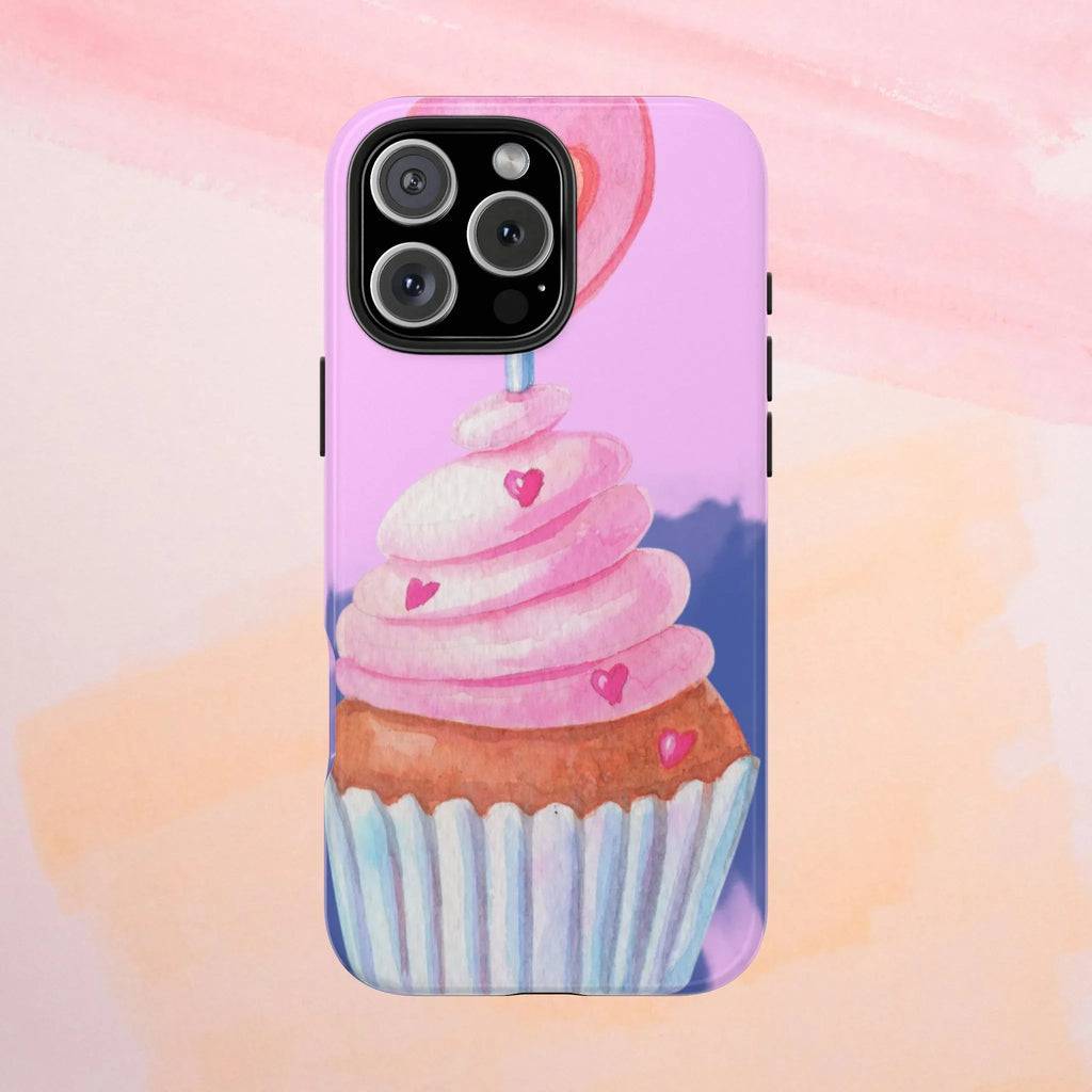 Cutie Cupcake Phone Case (Apple & Android) - Pink Sweetheart