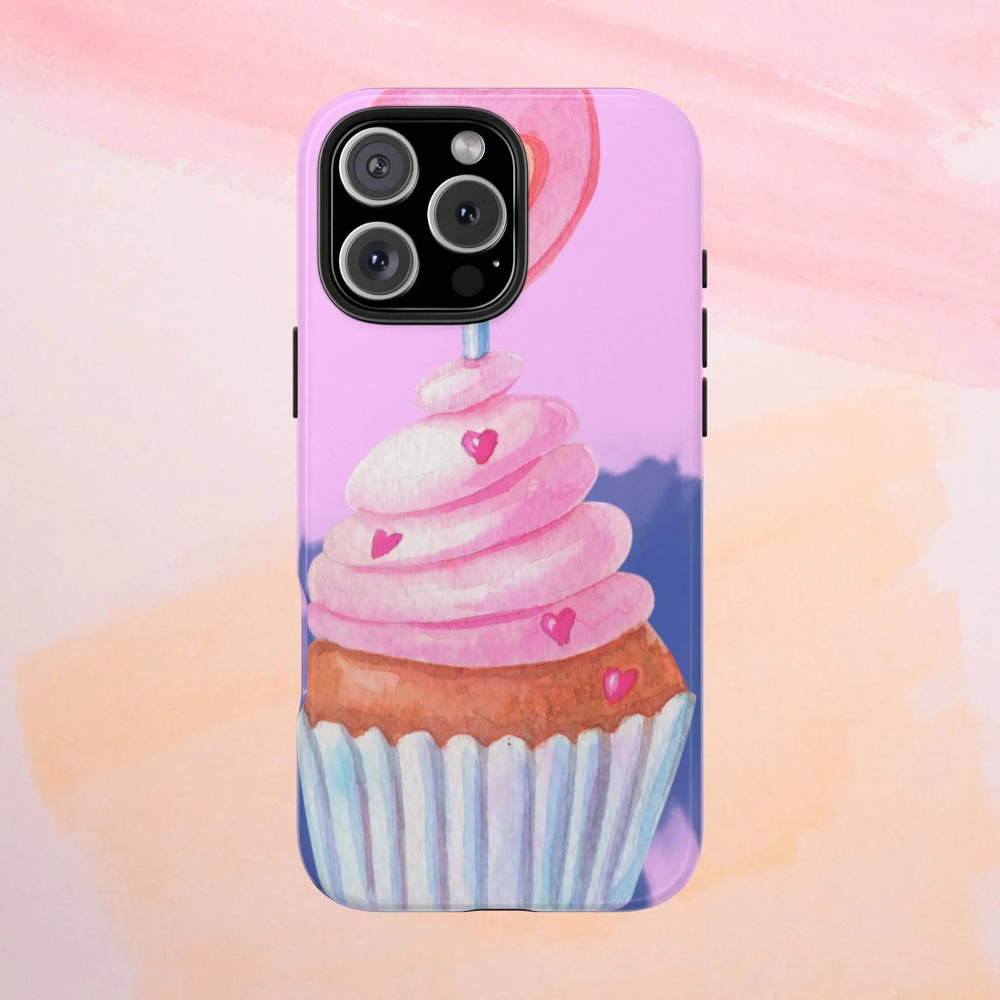 Cutie Cupcake Phone Case (Apple & Android) - Pink Sweetheart