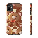 Retro Brown Bear Phone Case (Apple & Android)