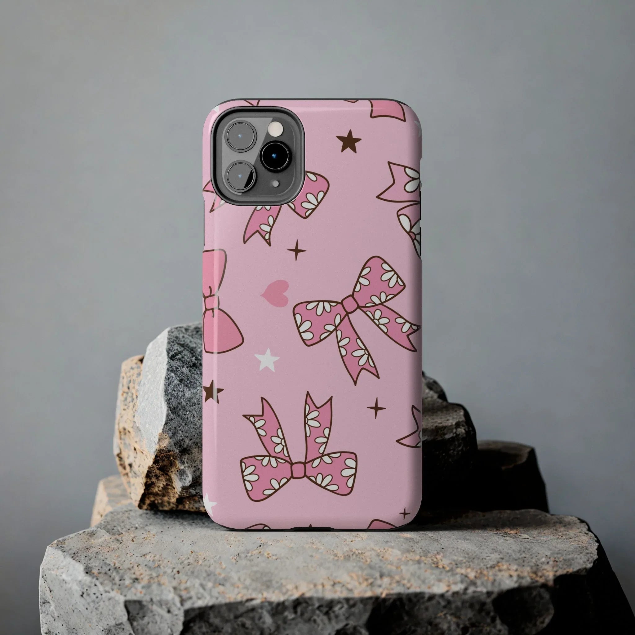 Pretty Pink Bows Phone Case (Apple & Android) - Pink Sweetheart