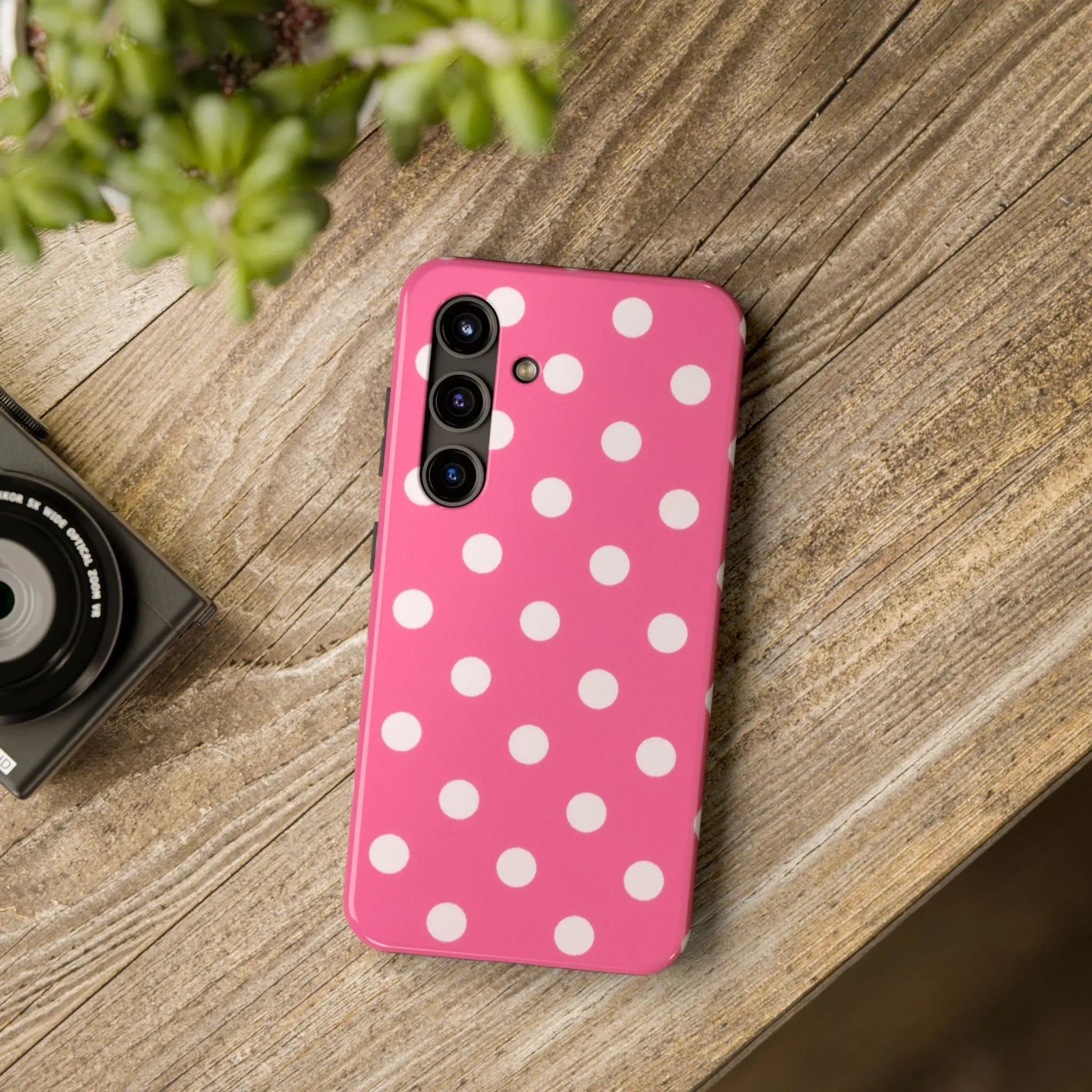 Pink Polka Dot Phone Case (Apple & Android) - Pink Sweetheart