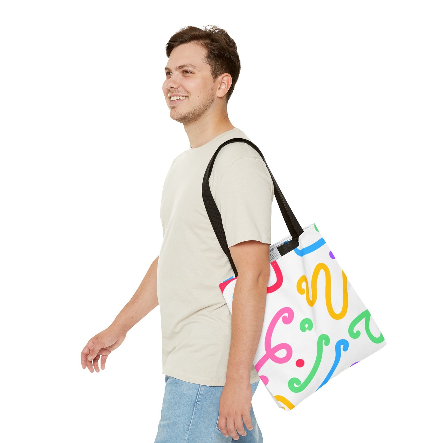 Colorful Doodles Tote Bag