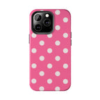 Pink Polka Dot Phone Case (Apple & Android)