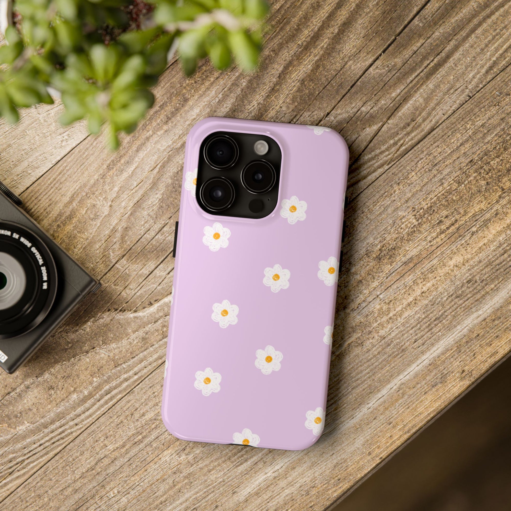Purple and Mini Flowers Phone Case (Apple & Android)
