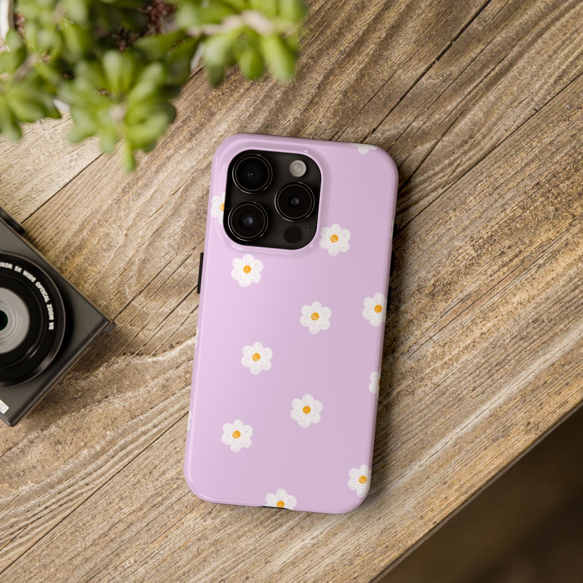 Purple and Mini Flowers Phone Case (Apple & Android)