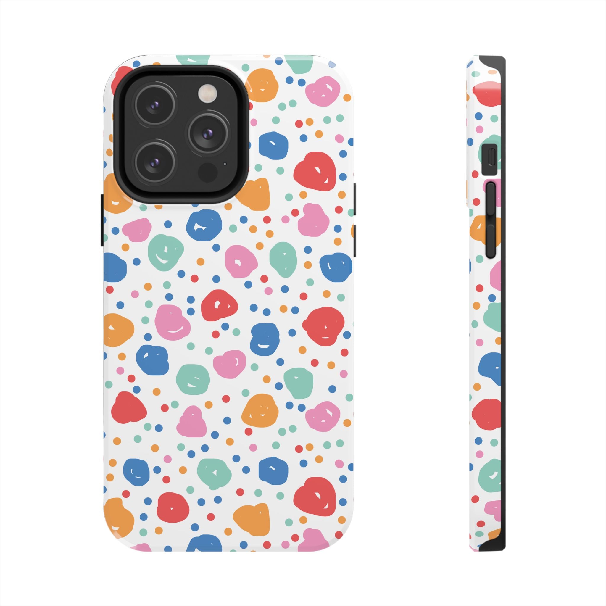 Seamless Hand Drawn Polka Phone Case (Apple & Android)