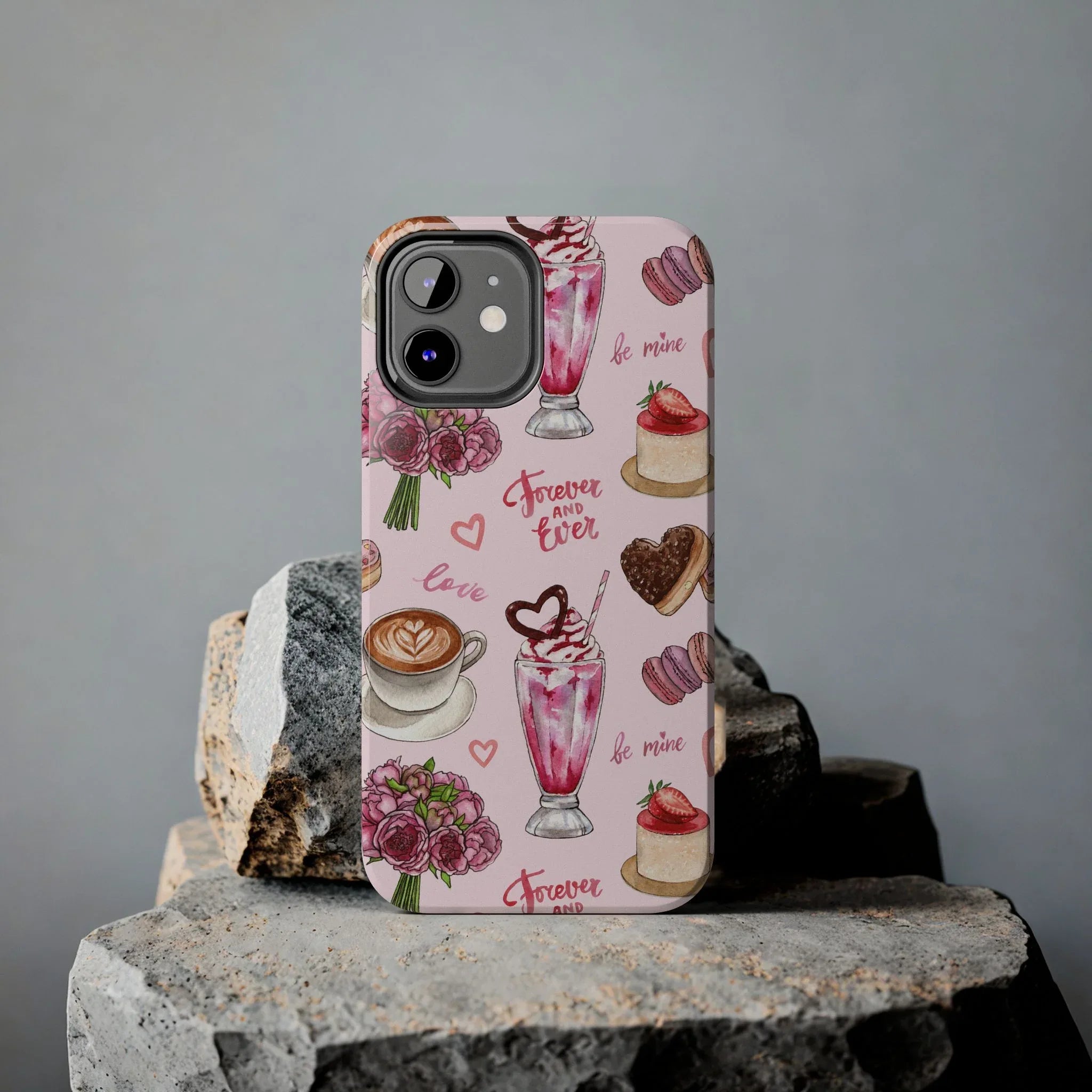 Be Mines Forever Phone Case (Apple & Android) - Pink Sweetheart