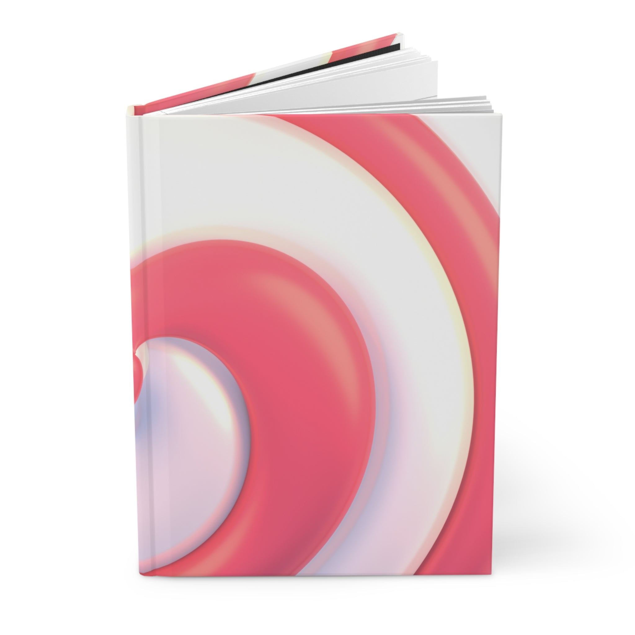 Remolino jugoso de menta Cuaderno mate de tapa dura 
