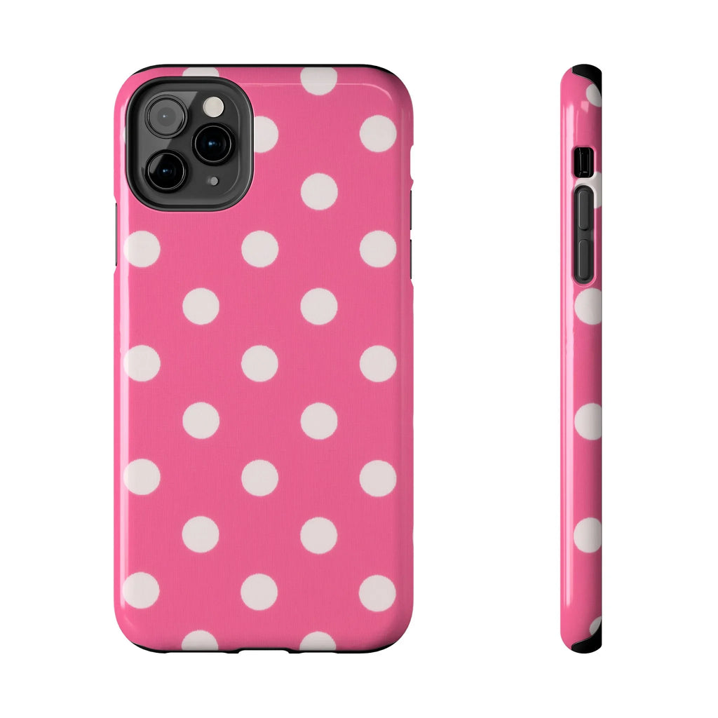 Pink Polka Dot Phone Case (Apple & Android) - Pink Sweetheart