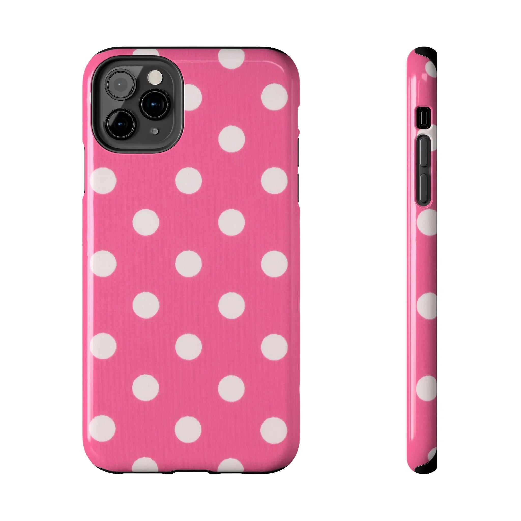 Pink Polka Dot Phone Case (Apple & Android) - Pink Sweetheart