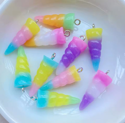 Unicorn Horn Dust Plug Charm