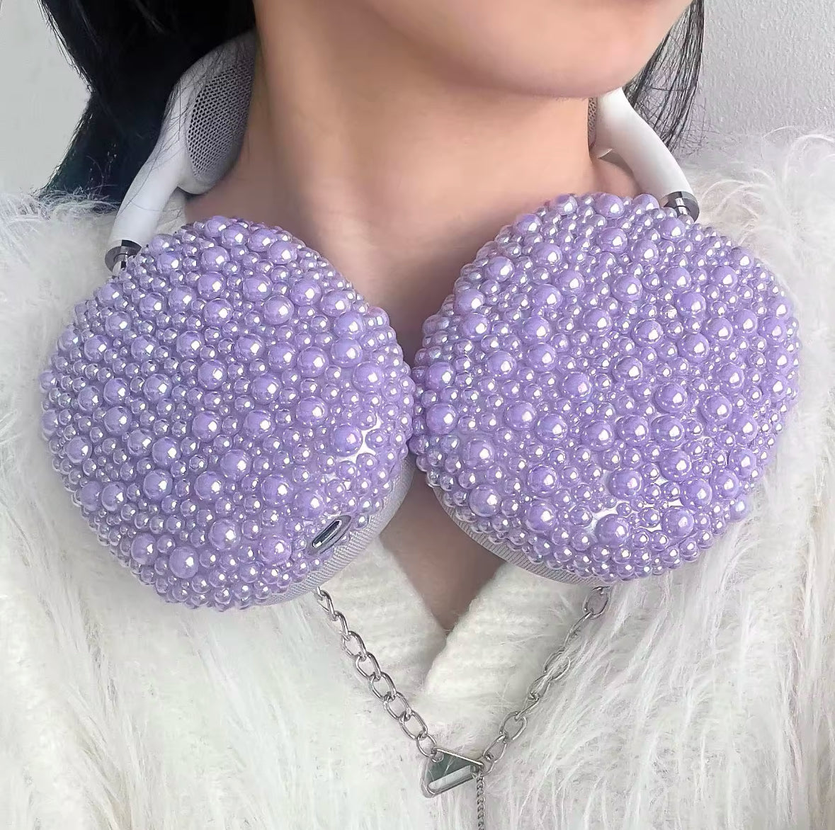 Purple Pearl AirPods Max Headphone Case Covers