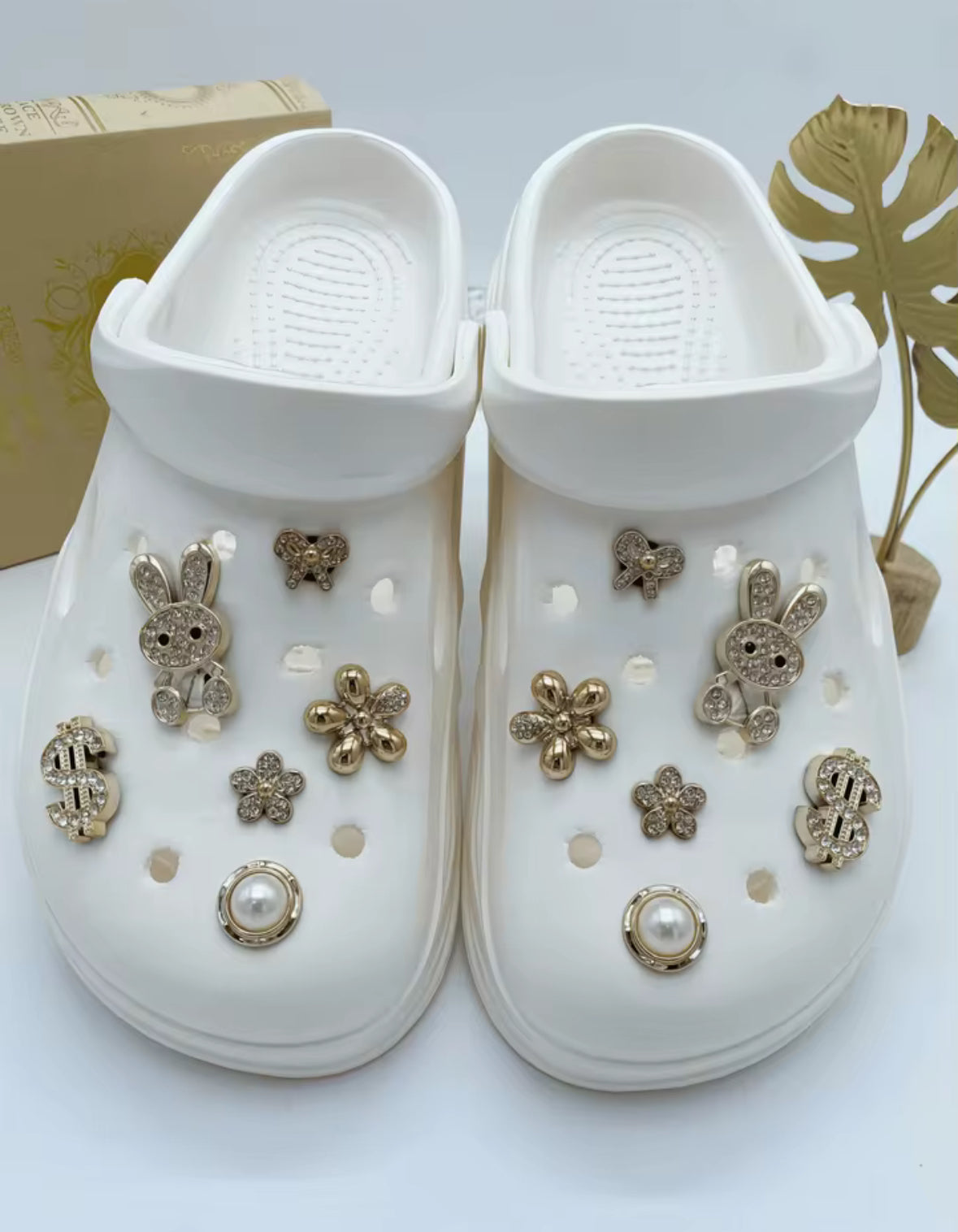 Bougie Bunny Bling Clog Charms Set